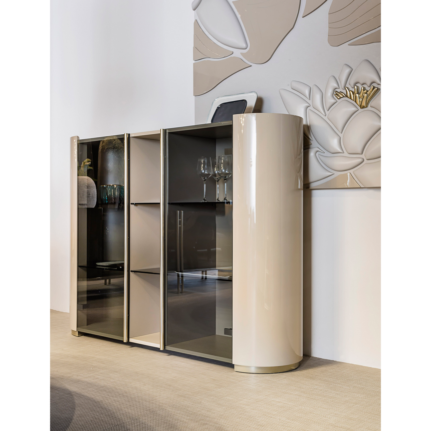 Glass Door Cabinet | Bizzotto Italia Ikat | Italianfurniture.com