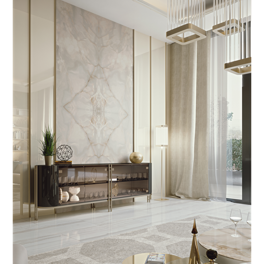 Glass Door Sideboard | Bizzotto Italia Ikat | Italianfurniture.com