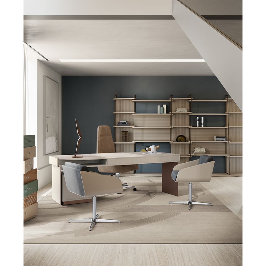 Tubular Framed Modular Bookcase | Bizzotto Italia Hanami | Italianfurniture.com