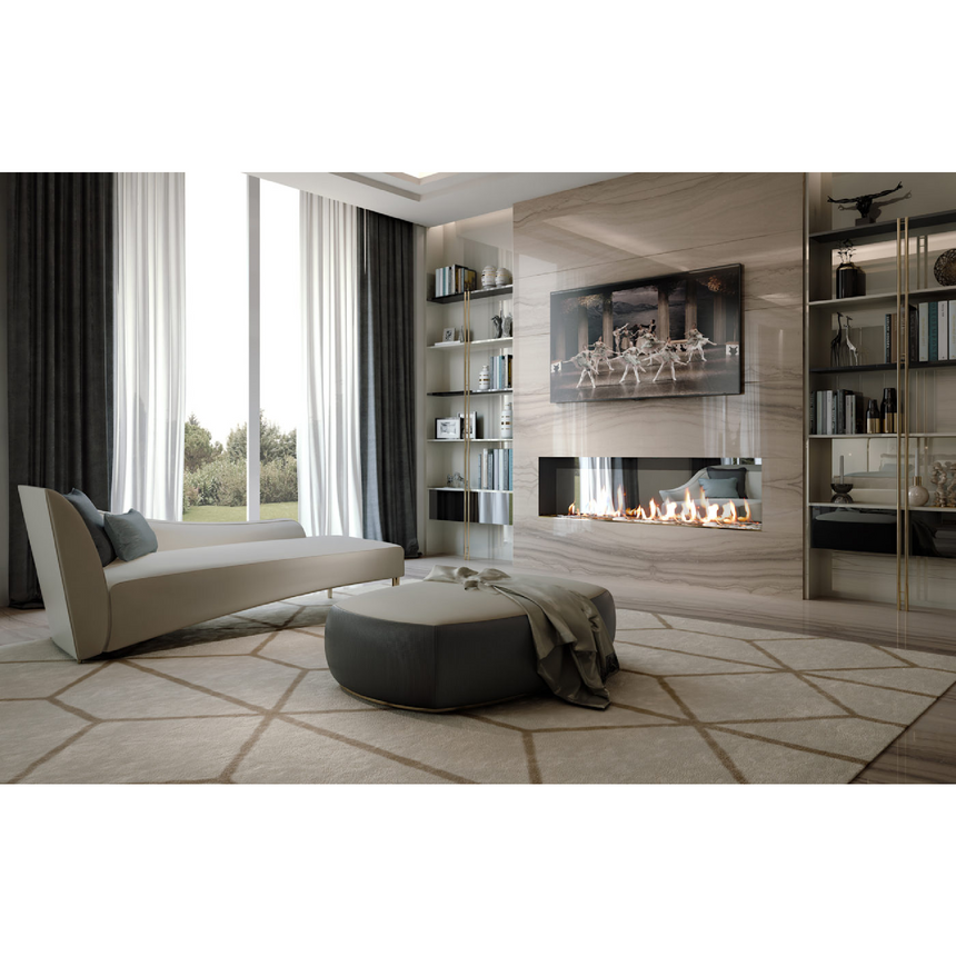 Hexagonal Patterned Wool Carpet | Bizzotto Italia Pyramid