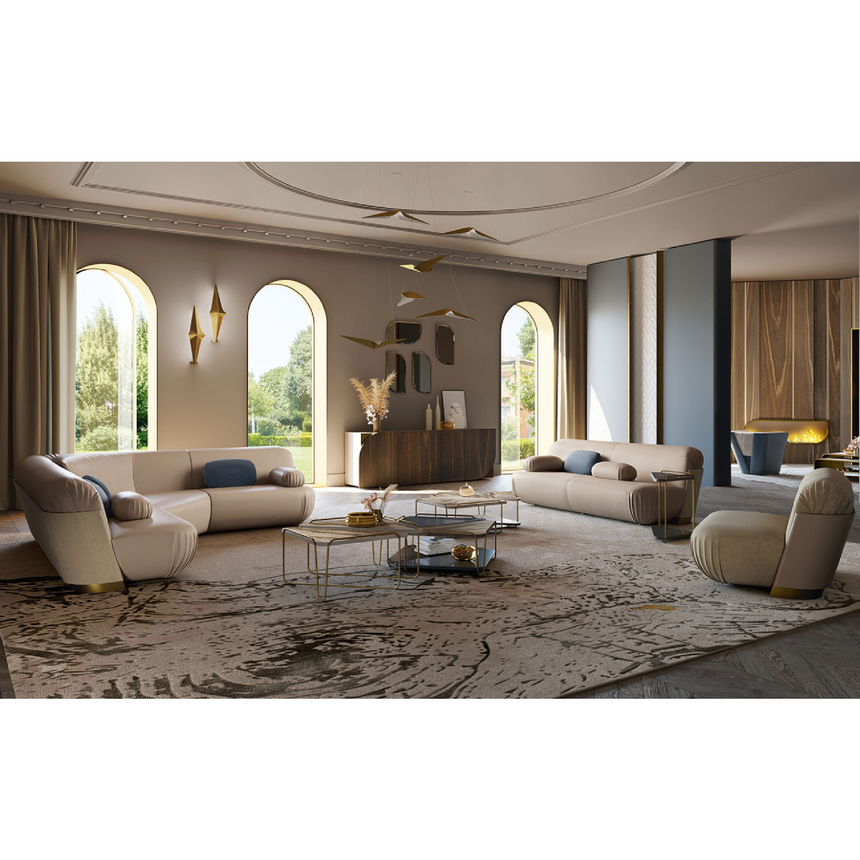 Handtufted Wool Blend Carpet | Bizzotto Italia Lignum