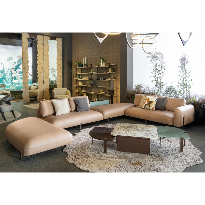 Handtufted Organic-Shaped Carpet | Bizzotto Italia Lignum