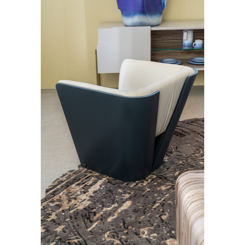 Handtufted Organic-Shaped Carpet | Bizzotto Italia Lignum