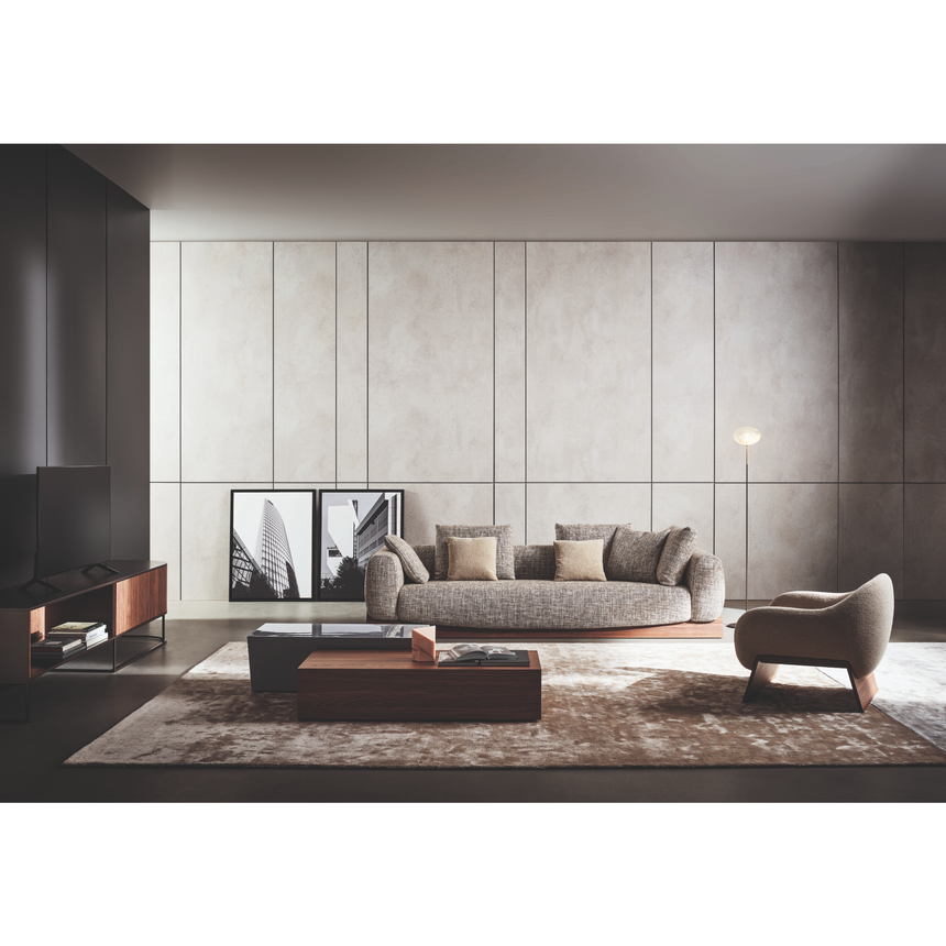 Wooden Bridge Base Sofa | Bonaldo Boolean | Italianfurniture.com