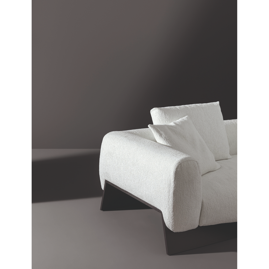 Wooden Base Corner Sofa | Bonaldo Boolean | Italianfurniture.com