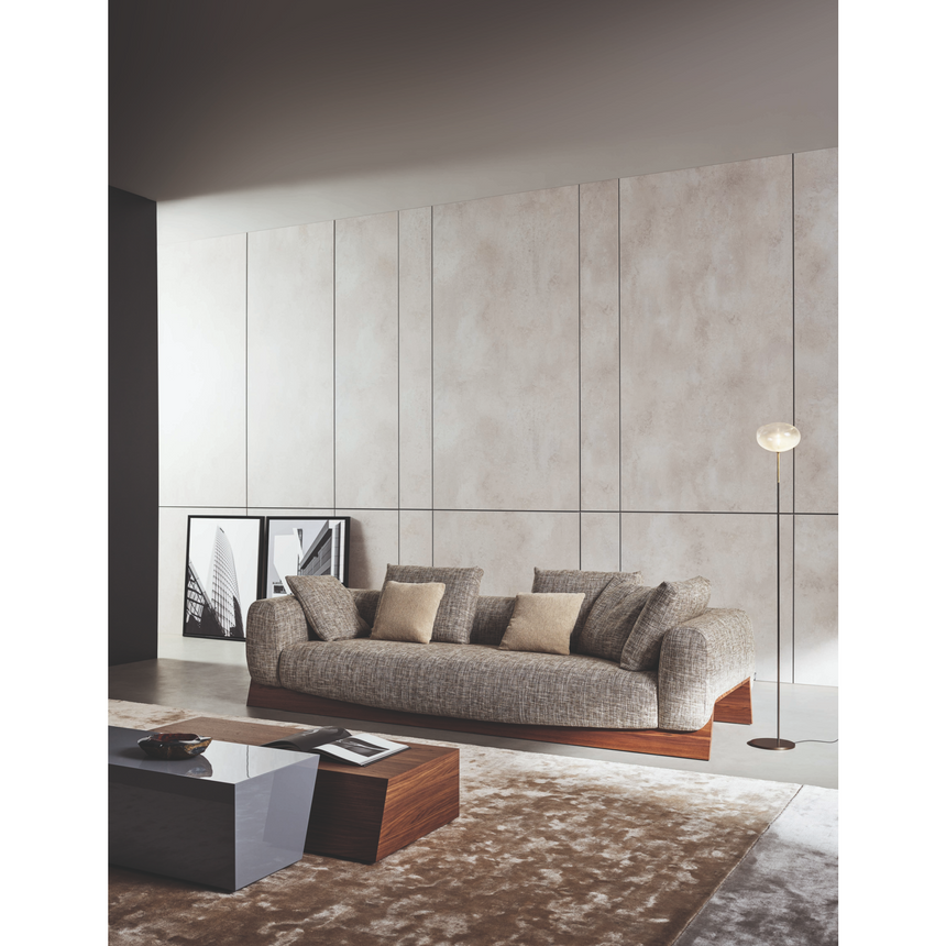 Walnut Base Modular Sofa | Bonaldo Boolean | ItalianFurniture.com