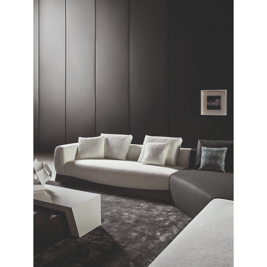 Wooden Base Corner Sofa | Bonaldo Boolean | Italianfurniture.com