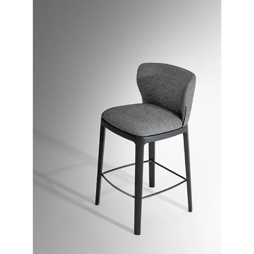 Curved Fabric Counter Stool | Bonaldo Joy Too | Italianfurniture.com