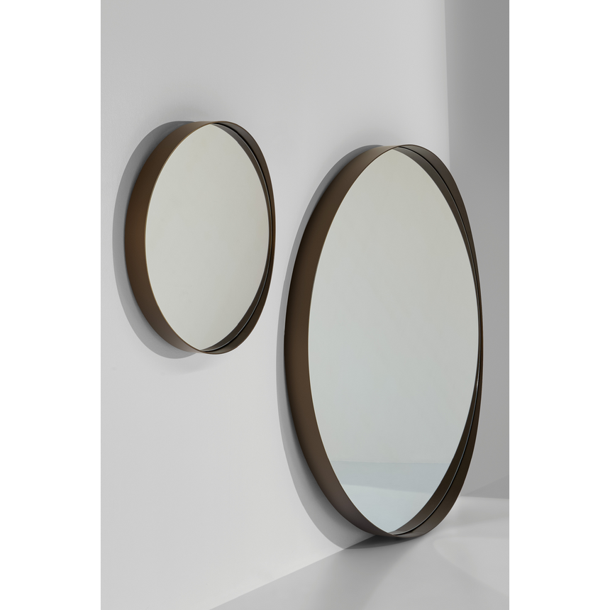 Metal Framed Round Mirror | Bonaldo Adone | Italianfurniture.com