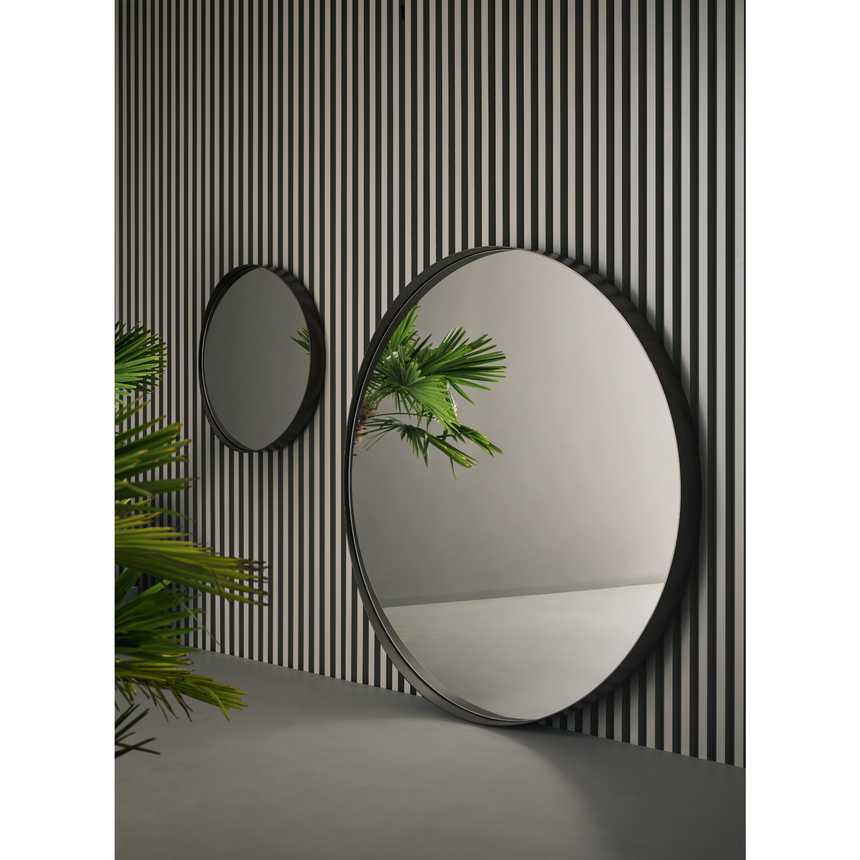 Metal Framed Round Mirror | Bonaldo Adone | Italianfurniture.com
