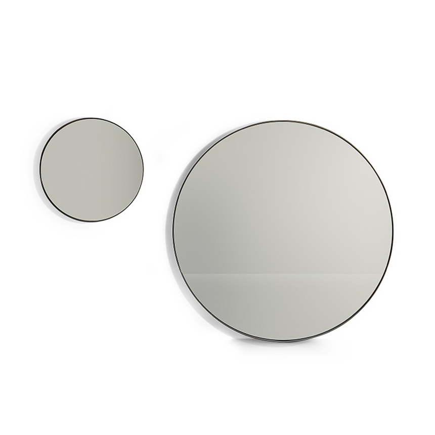 Metal Framed Round Mirror | Bonaldo Adone | Italianfurniture.com