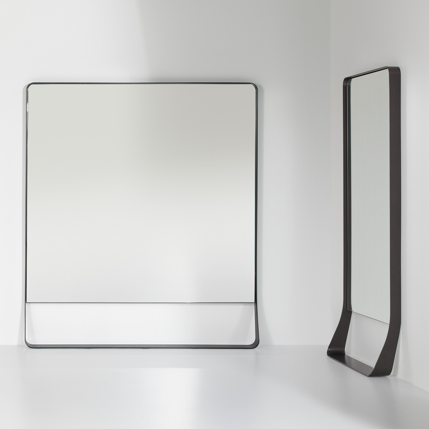 Metal Framed Floor Mirror | Bonaldo Narciso | Italianfurniture.com