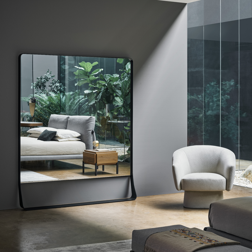 Metal Framed Floor Mirror | Bonaldo Narciso