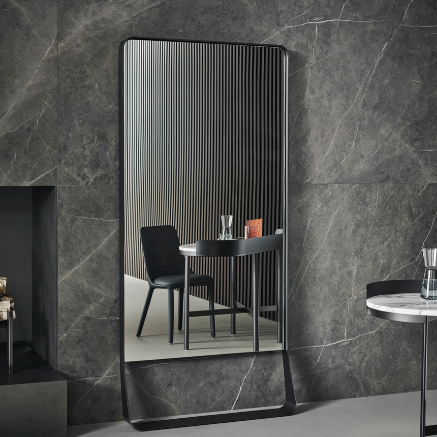 Metal Framed Floor Mirror | Bonaldo Narciso