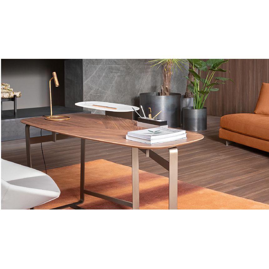 Wooden Top Desk | Bonaldo Gauss | Italianfurniture.com