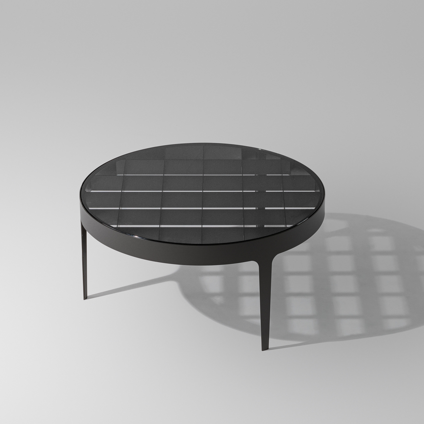 Metal Chessboard Nesting Coffee Table | Bonaldo Passy | Italianfurniture.com