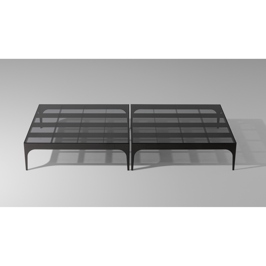 Metal Chessboard Nesting Coffee Table | Bonaldo Passy | Italianfurniture.com