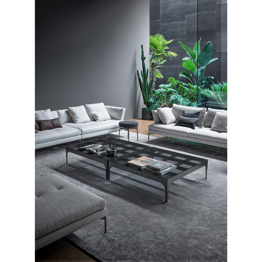 Metal Chessboard Nesting Coffee Table | Bonaldo Passy | Italianfurniture.com