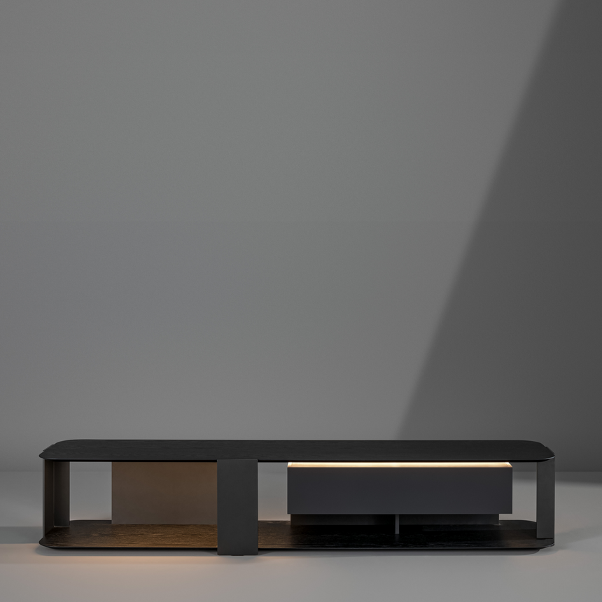 Modern 1-Drawer TV Stand | Bonaldo Paddle | ItalianFurniture.com