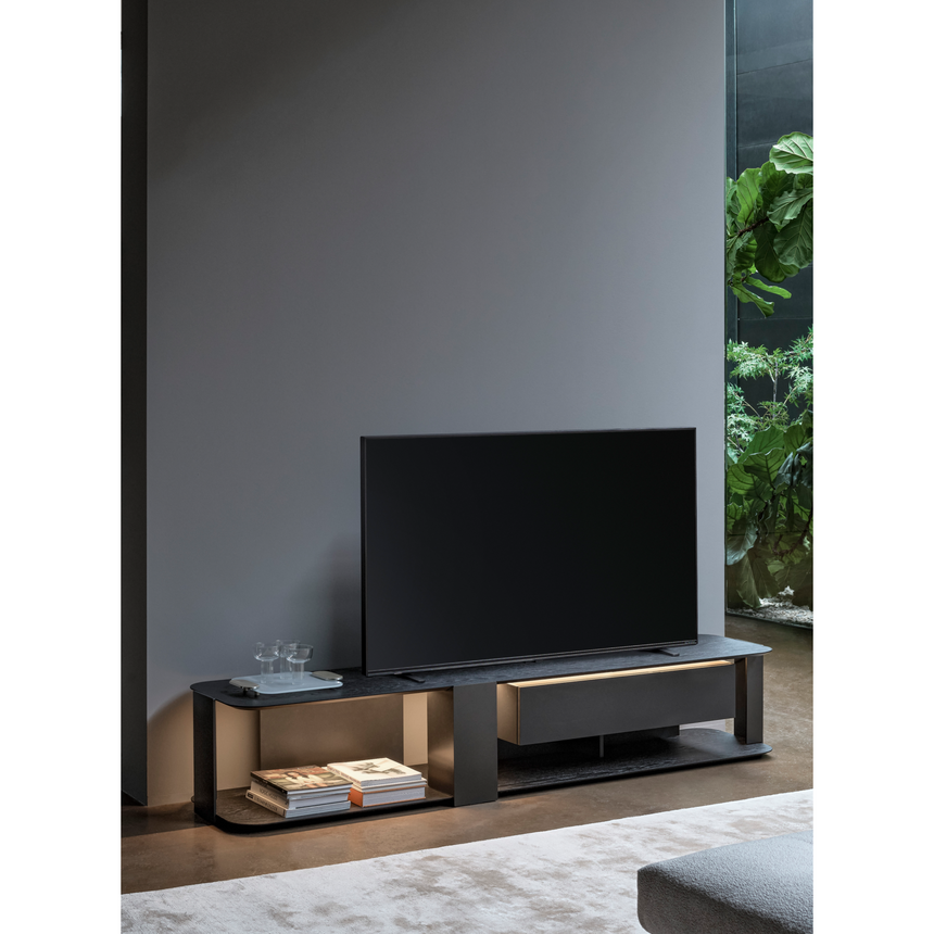 Modern 1-Drawer TV Stand | Bonaldo Paddle | ItalianFurniture.com