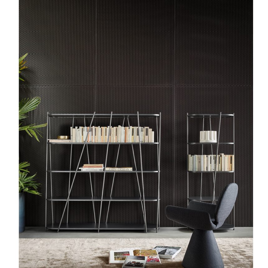 Metal Tubes Bookcase | Bonaldo Twigs | Italianfurniture.com