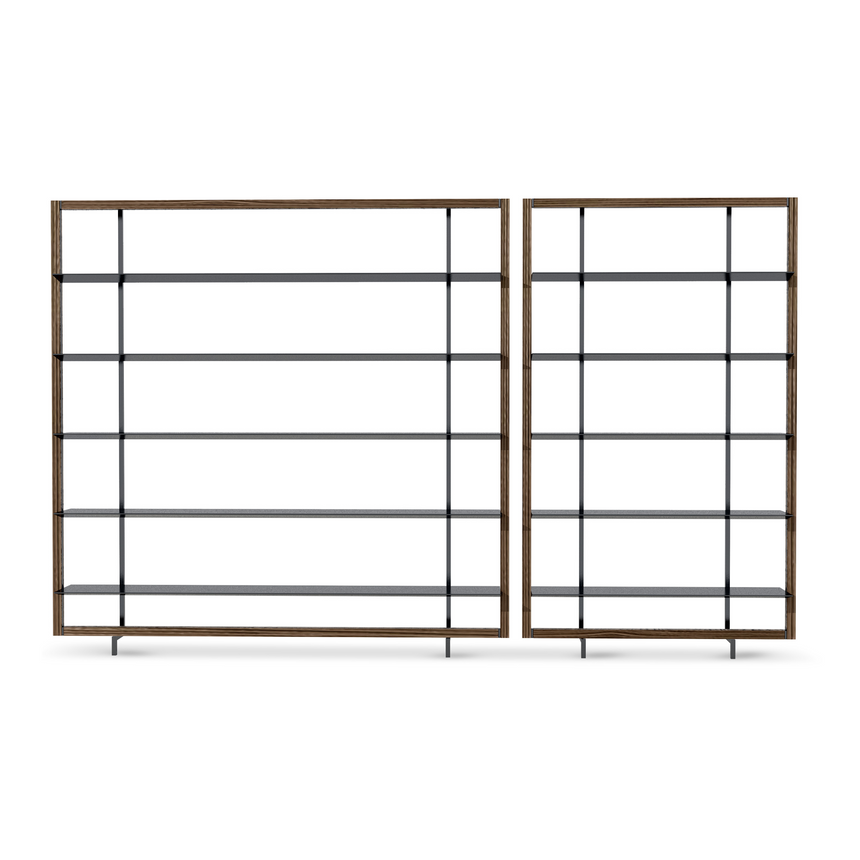 Wall-Mounted Metal Bookshelf | Bonaldo Alix | Italianfurniture.com