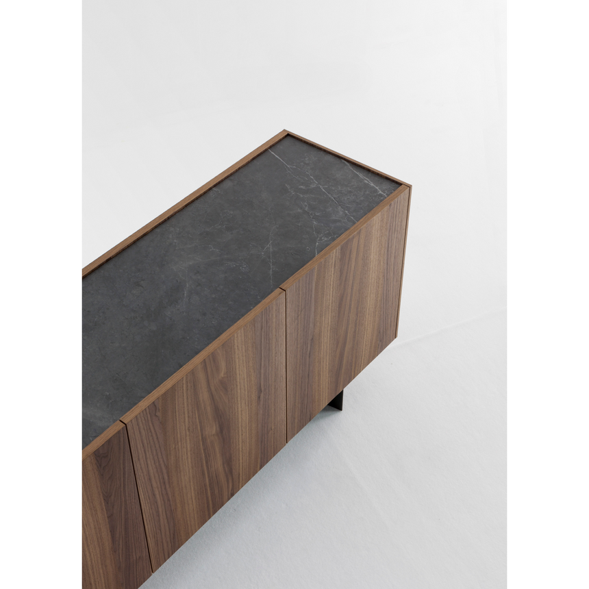 Walnut Finished Sideboard | Bonaldo Outline | italianfurniture.com