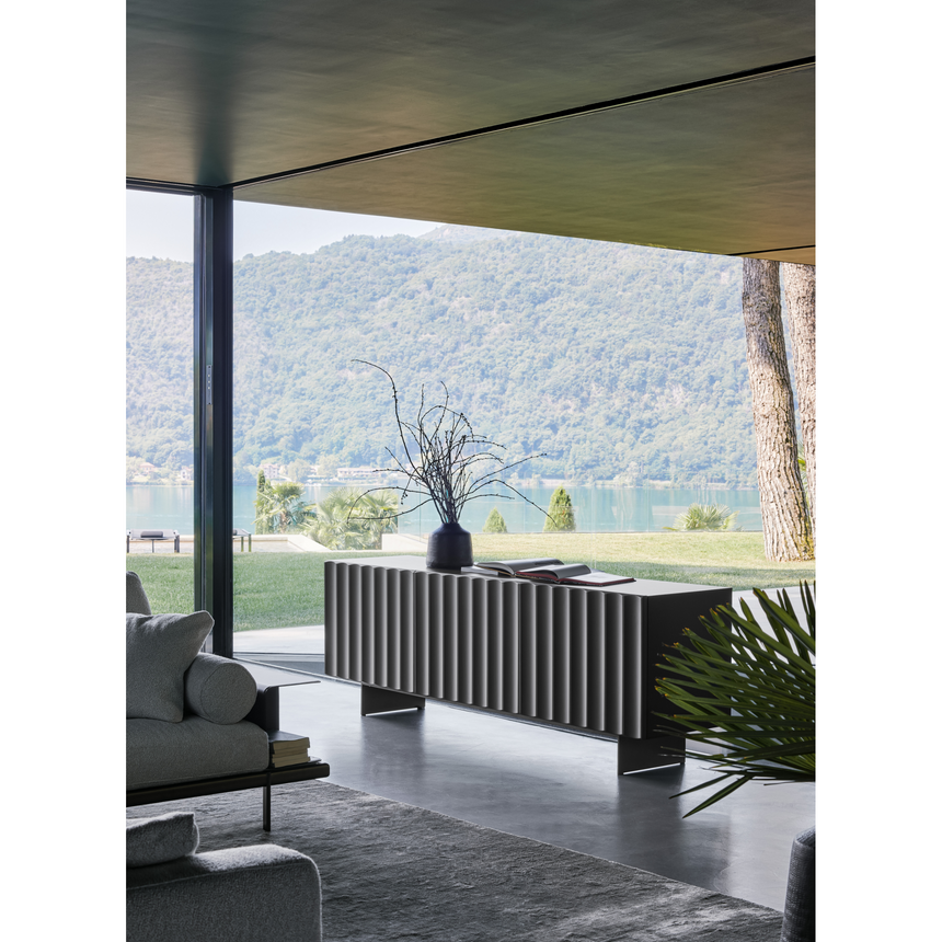 Grooved Wooden Sideboard | Bonaldo Dorian | Italianfurniture.com