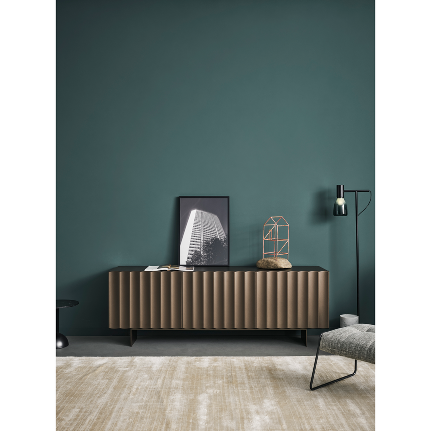Grooved Wooden Sideboard | Bonaldo Dorian | Italianfurniture.com