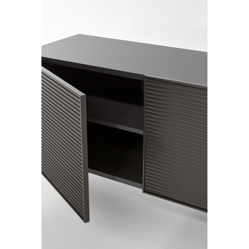 Horizontal Lined 3-Door Sideboard | Bonaldo Ruler | Italianfurniture.com