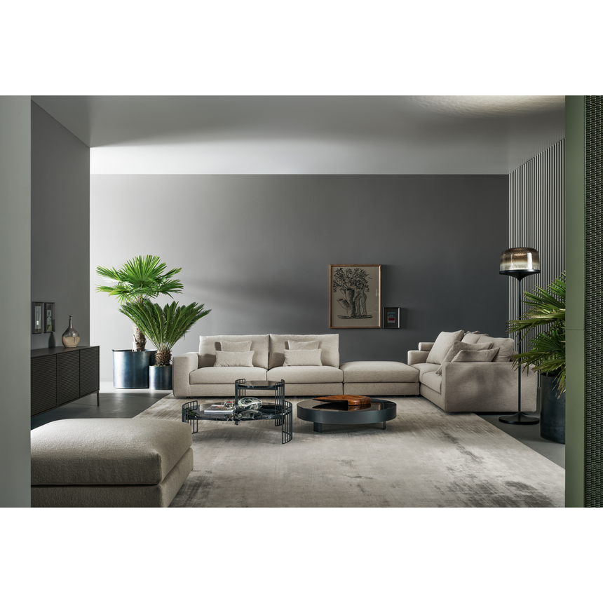 Horizontal Lined 3-Door Sideboard | Bonaldo Ruler | Italianfurniture.com