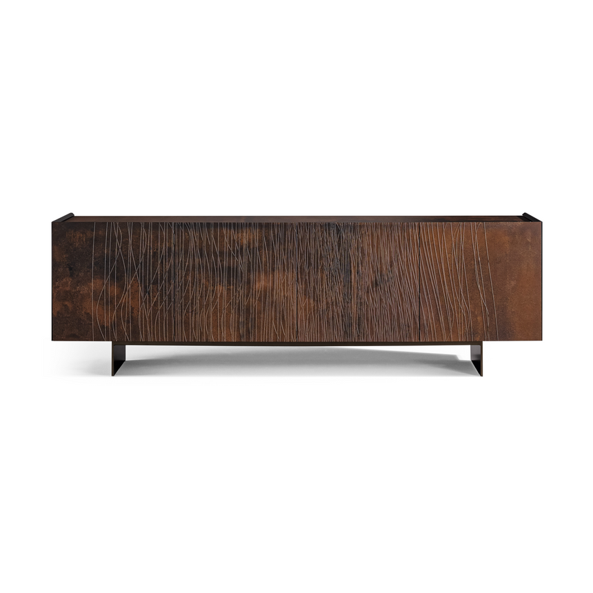 Wooden 4-Door Sideboard | Bonaldo Blush | Italianfurniture.com