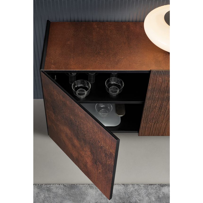 Wooden 4-Door Sideboard | Bonaldo Blush | Italianfurniture.com