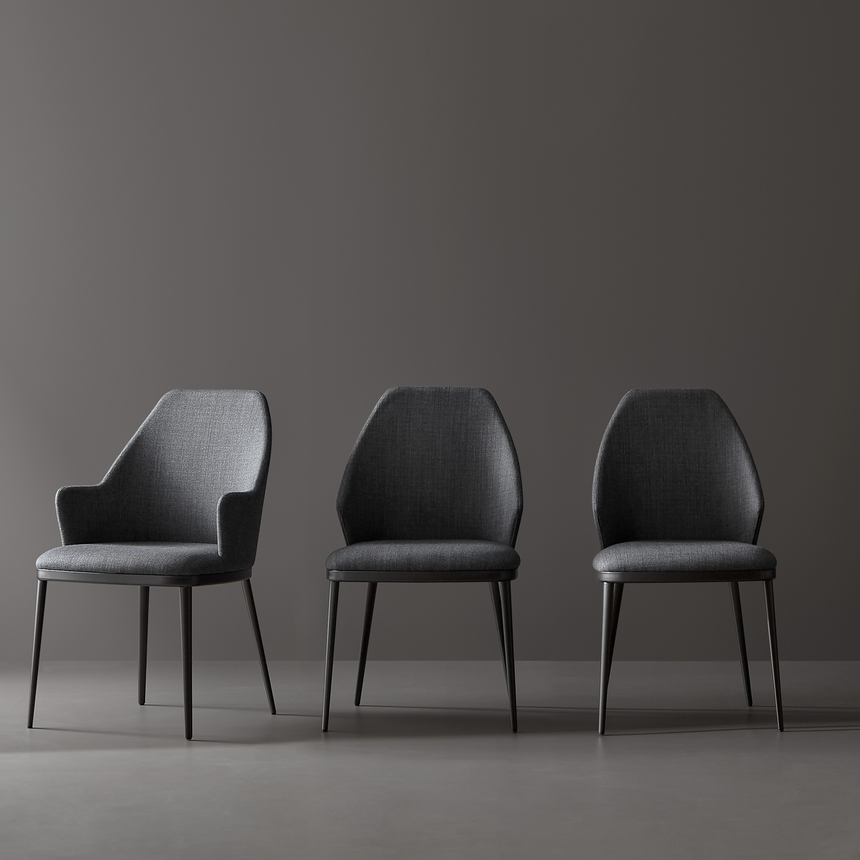 High Back Modern Dining Chair | Bonaldo Mida, Mida Large, Miss Mida