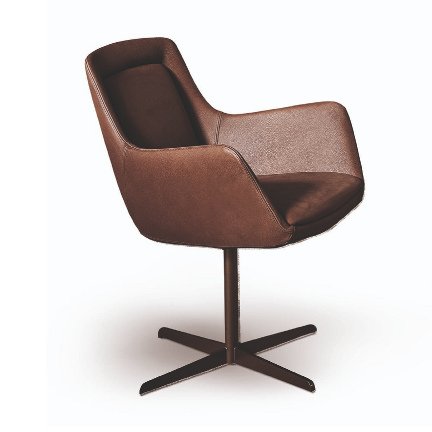 Upholstered Low Office Chair | Bonaldo Newton | Italianfurniture.com