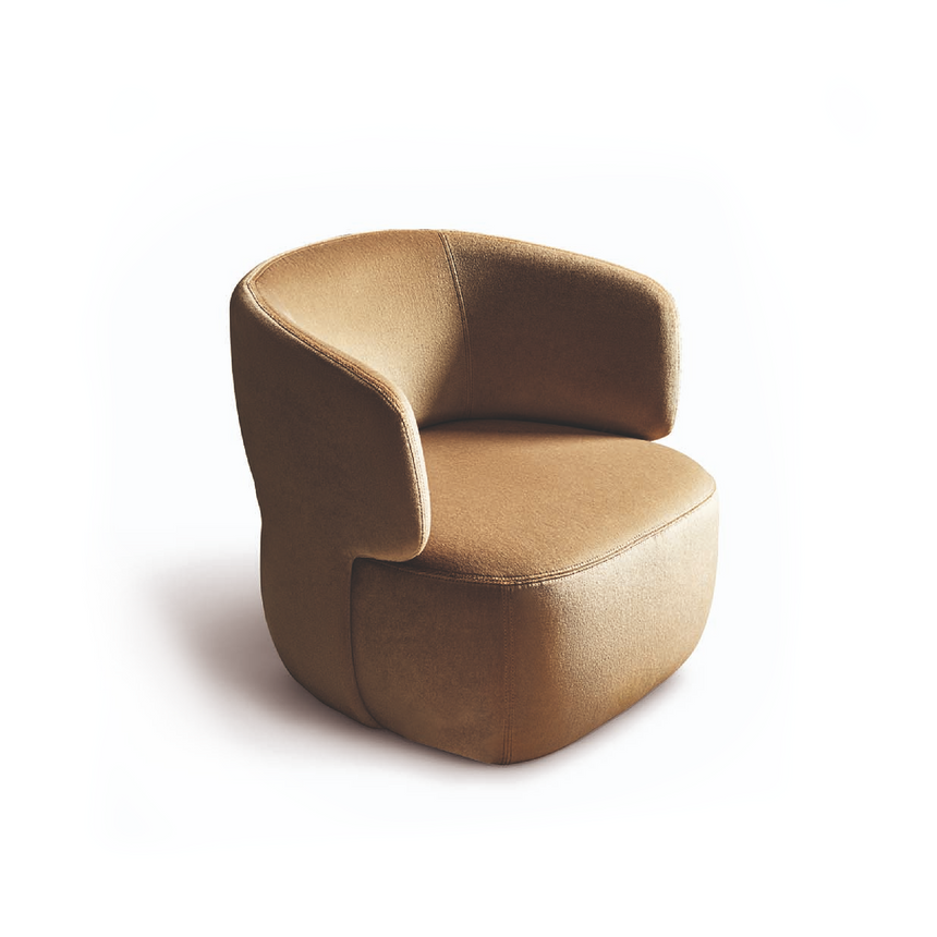Upholstered Chunky Lounge Chair | Bonaldo Doge | Italianfurniture.com
