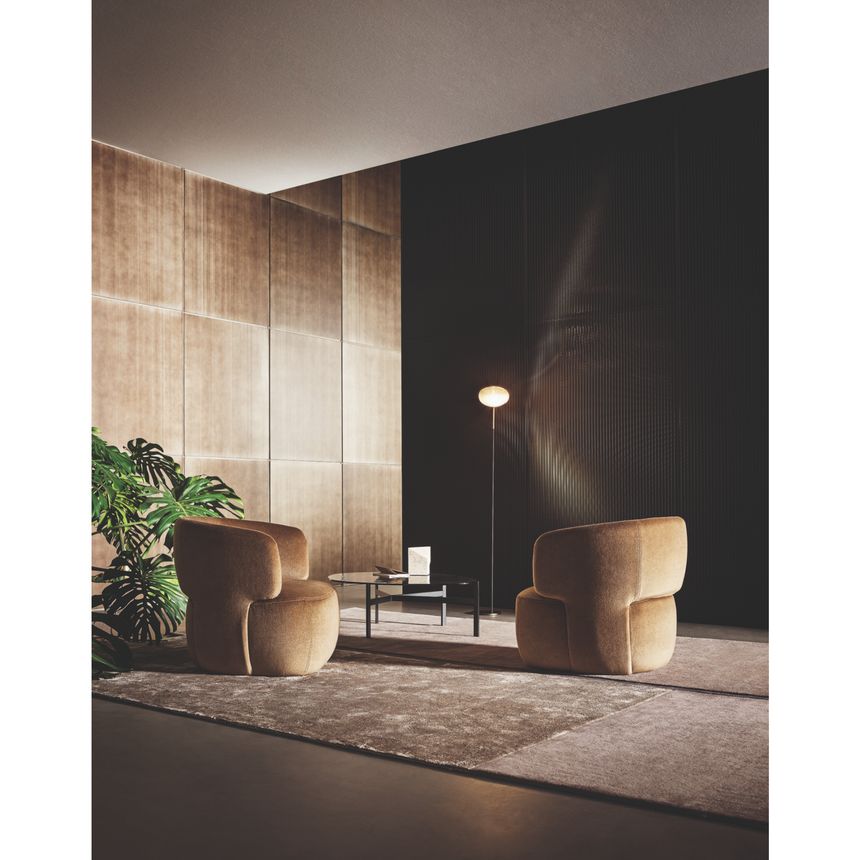 Upholstered Chunky Lounge Chair | Bonaldo Doge | Italianfurniture.com