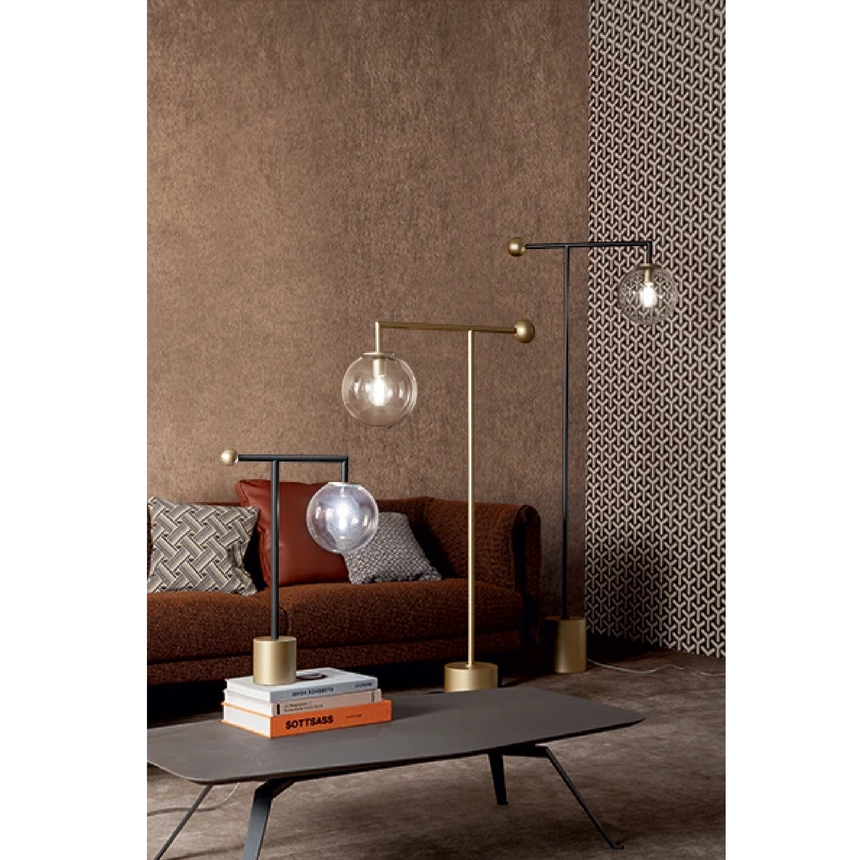 Clear Glass Globe Floor Lamp | Bonaldo Bardot | Italianfurniture.com