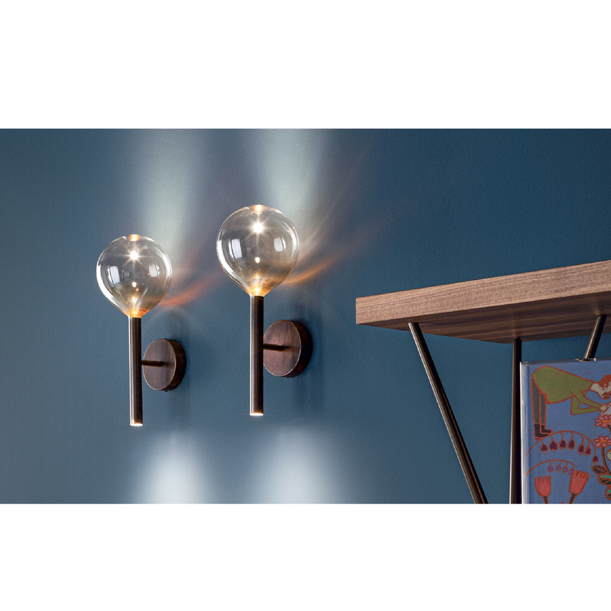 Glass Globe Wall Lamp | Bonaldo Sofi | Italianfurniture.com