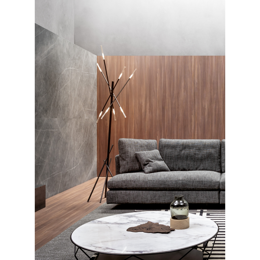 Criss-Cross Metal Rods Floor Lamp | Bonaldo Crossroad | Italianfurniture.com