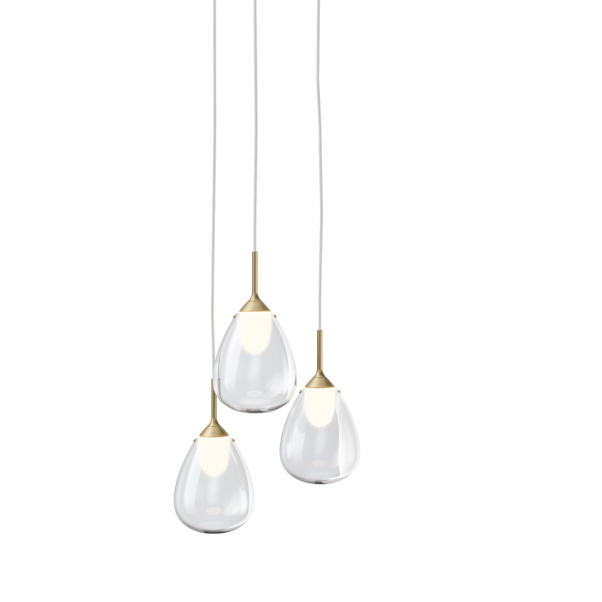 Tear-Shaped Glass Pendant Lamp | Bonaldo Gocce | italianfurniture.com