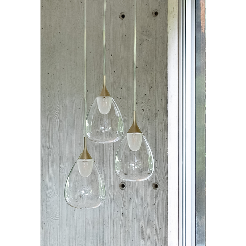 Tear-Shaped Glass Pendant Lamp | Bonaldo Gocce | italianfurniture.com