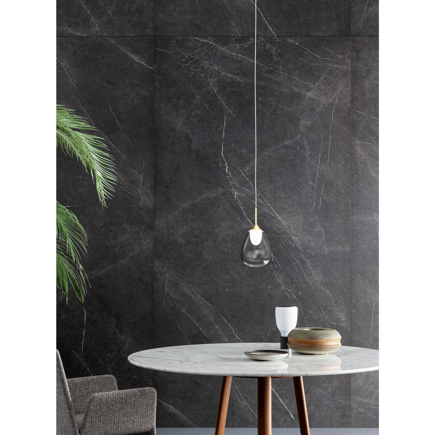 Tear-Shaped Glass Pendant Lamp | Bonaldo Gocce | italianfurniture.com