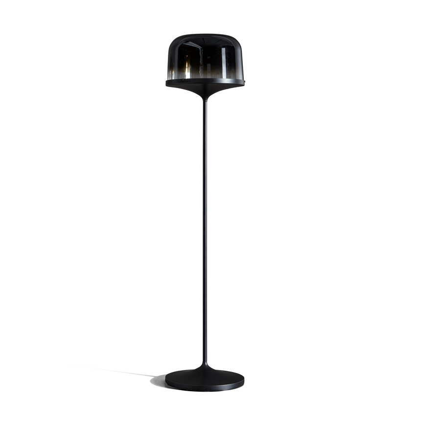 Smoked Blown Glass Floor Lamp | Bonaldo Pin | Italianfurniture.com