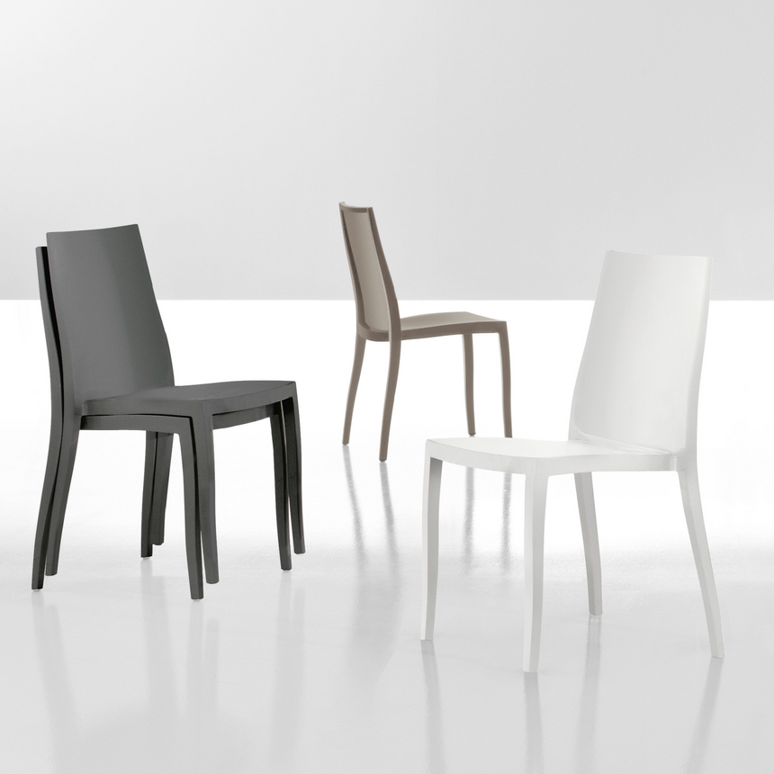 Molded Stackable Chairs (2) | Bonaldo Pangea | Italianfurniture.com