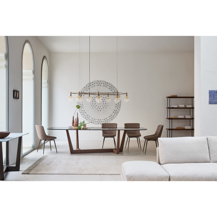 Glass Top Dining Table | Bonaldo Art | Italianfurniture.com