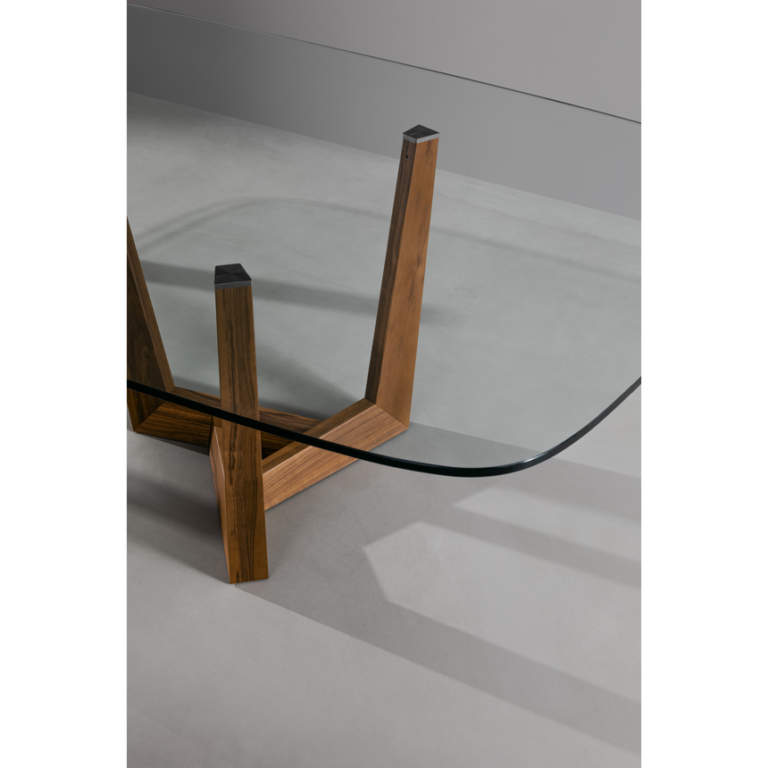 Glass Top Dining Table | Bonaldo Art | Italianfurniture.com