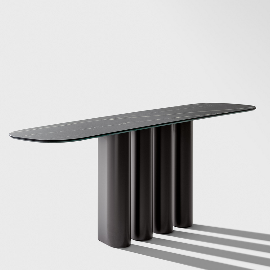 Modern Clay Console Table | Bonaldo Geometric | Italianfurniture.com