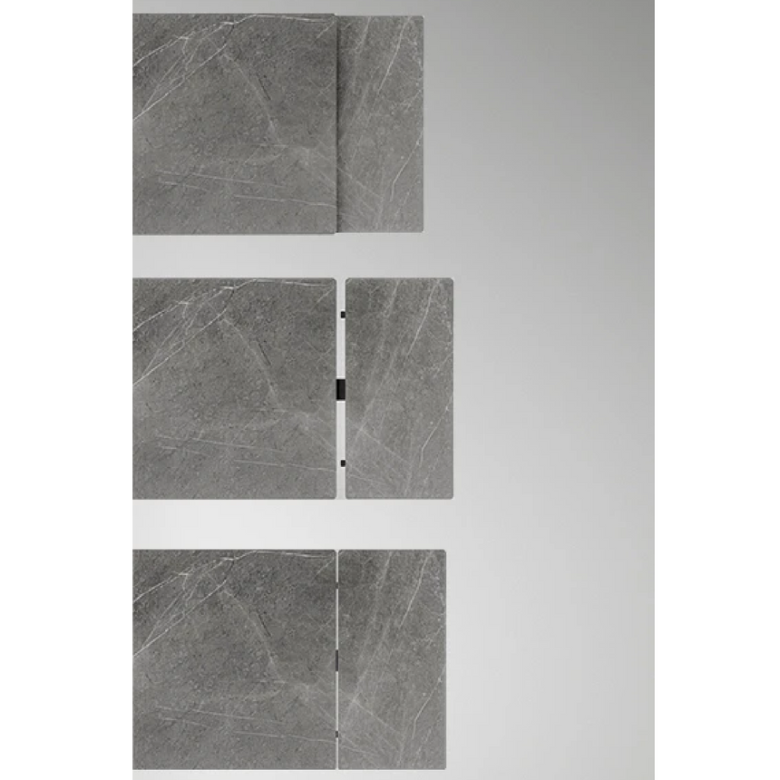 Intersecting Metal Extendable Dining Table | Bonaldo Octa | Italianfurniture.com