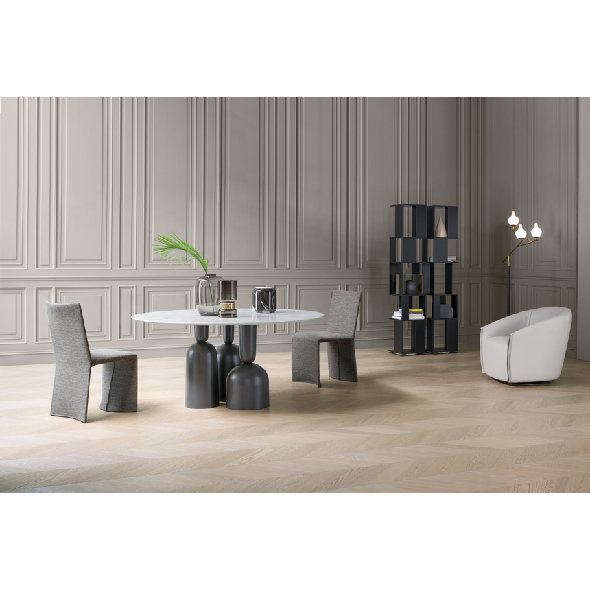 Round Ceramic Dining Table | Bonaldo Cop | Italianfurniture.com